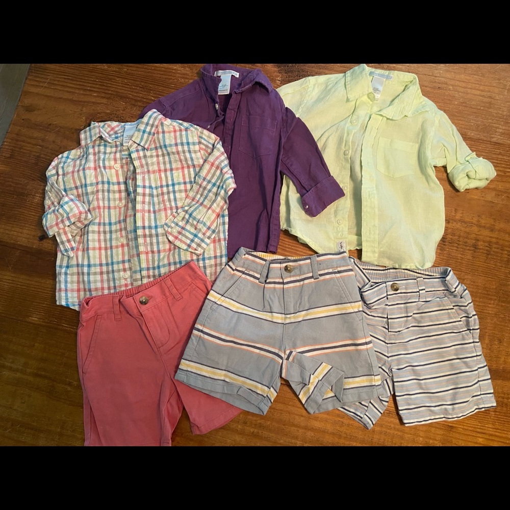 Button up shorts shorts stripe plaid